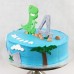 Dinosaur - T-Rex Upright Flat Cake (D,V)